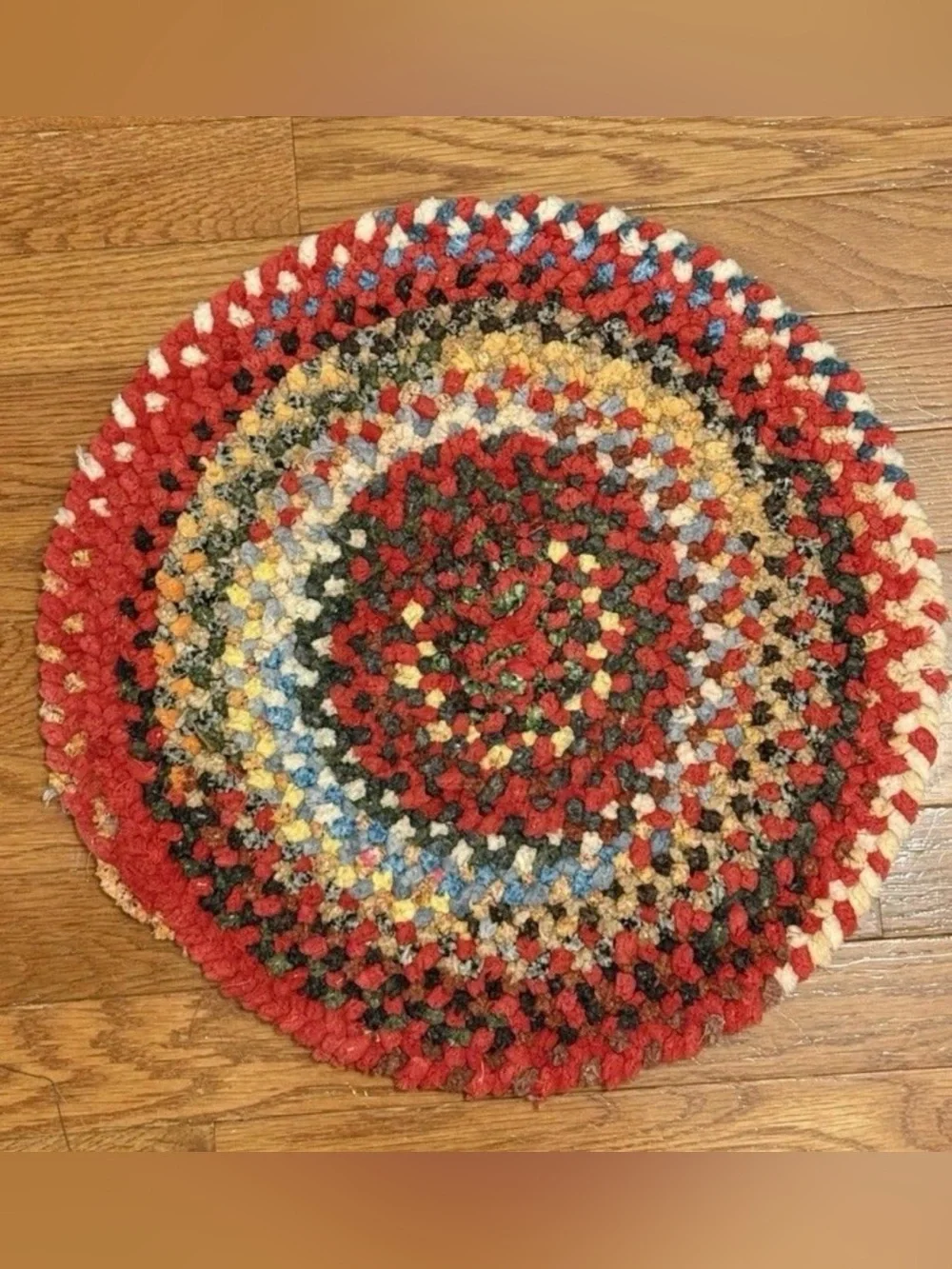 Vintage Braided Farmhouse Country Trivets Placemats Lot Of 5